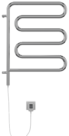 Электро 25 Ш-обр 450х570 поворотный Полотенцесушитель  TERMINUS Улан-Удэ - фото 2